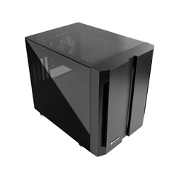 CHIEFTEC GM-01B-OP fekete (táp nélküli) ablakos mATX ház