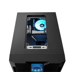 CHIEFTEC GM-02B-OP fekete (táp nélküli) ablakos mATX ház