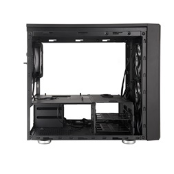 CHIEFTEC GM-02B-OP fekete (táp nélküli) ablakos mATX ház
