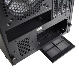 CHIEFTEC GM-02B-OP fekete (táp nélküli) ablakos mATX ház