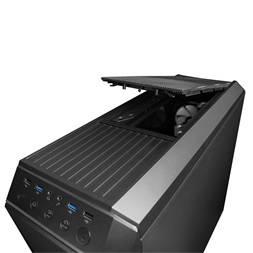 CHIEFTEC GP-03B-OP fekete (táp nélküli) ablakos ATX ház