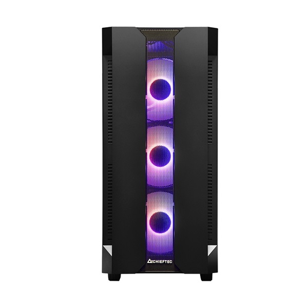 CHIEFTEC GS-01B-OP fekete (táp nélküli) ablakos ATX ház