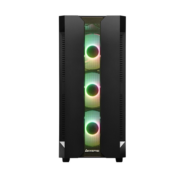 CHIEFTEC GS-01B-OP fekete (táp nélküli) ablakos ATX ház