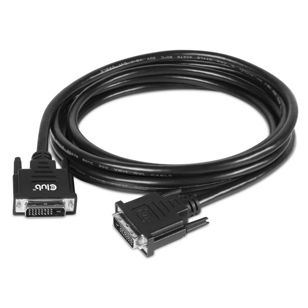 CLUB3D DVI-D Dual Link - DVI-D Dual Link 3m kétirányú kábel