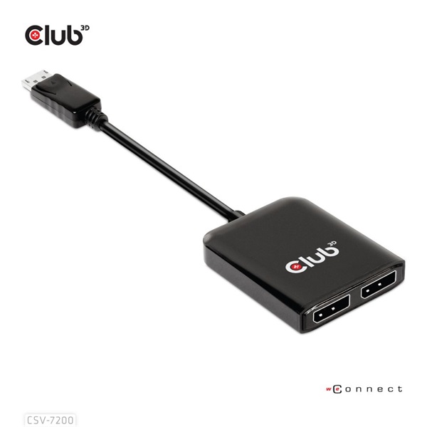 CLUB3D Displayport1.4 -2x Displayport HUB
