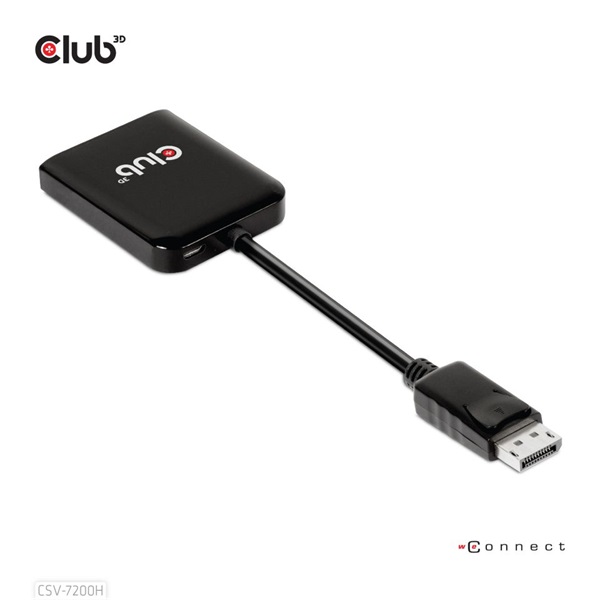 CLUB3D Displayport1.4 -2x HDMI HUB