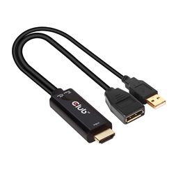 CLUB3D HDMI - Displayport 4K60Hz aktív adapter