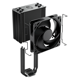 COOLER MASTER CPU hűtő HYPER 212 BLACK EDITION, LGA1700 támogatással, fekete