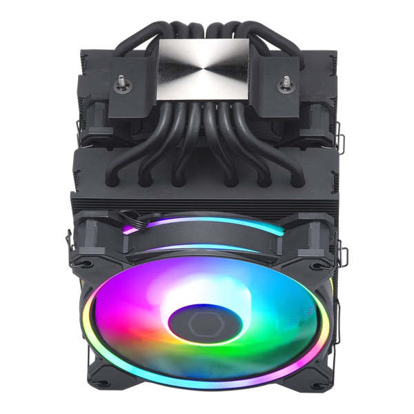 COOLER MASTER CPU hűtő HYPER 622 HALO BLACK EDITION, LGA1700 támogatással, fekete