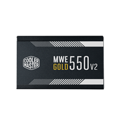 COOLER MASTER Tápegység MWE GOLD 550W, 12cm, 80+ Gold V2, fekete