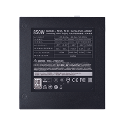 COOLER MASTER Tápegység Moduláris, XG850 PLATINUM 850W, 13,5cm, 80+ Platinum