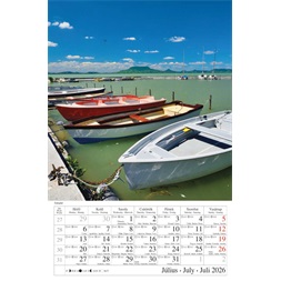 CSG 2026 Országjáró 21x32 cm falinaptár