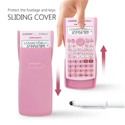 CTIFREE FC-82MS-C PINK rózsaszín tudományos számológép, 80x155mm, 2 év garancia