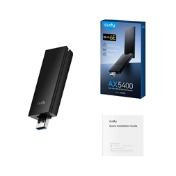 CUDY WU5400 háromsávos AX5400 WIFI 6/6E, USB 3.0, Hálózat Adapter