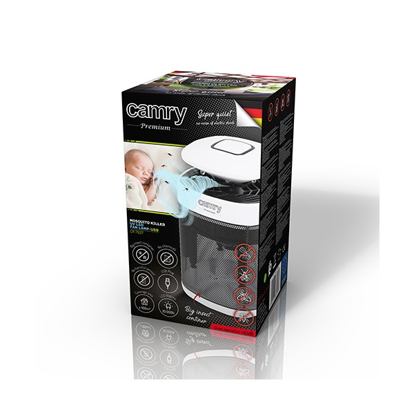 Camry CR7937 USB-s szúnyogirtó LED UV lámpa