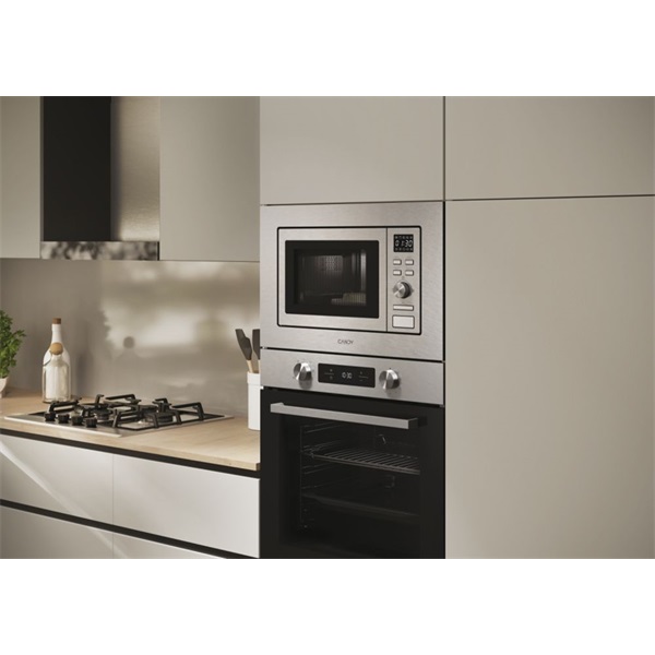 Candy CA20FMW7NG 1000W, 20lieteres, inox, beépíthető, mikrohullámú sütő