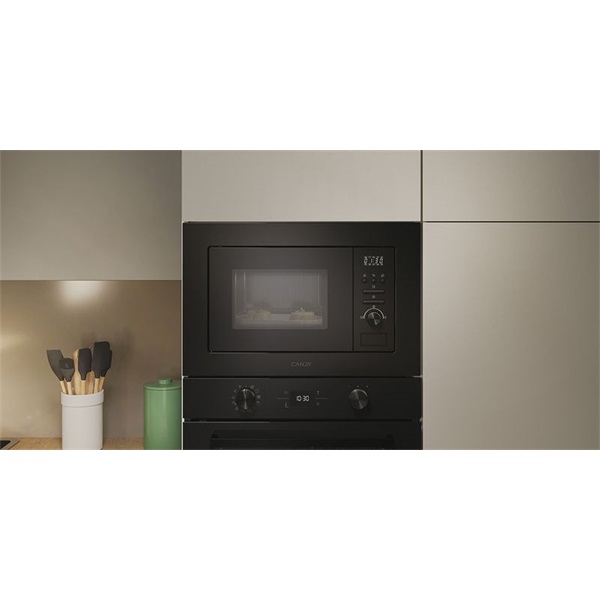 Candy CA38FMW8NB 1000W, 17literes, ezüst, beépíthető, mikrohullámú sütő