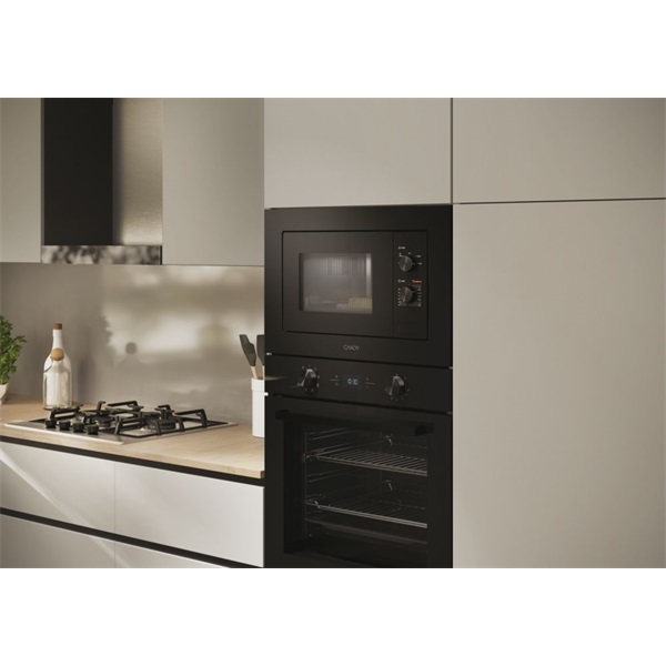 Candy CA38FMW8NB 1000W, 17literes, ezüst, beépíthető, mikrohullámú sütő