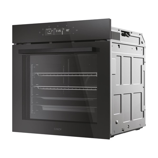 Candy CA6 N5G3YTB fekete, beépíthető, sütőtér: 78 liter, légkeveréses, grill sütő