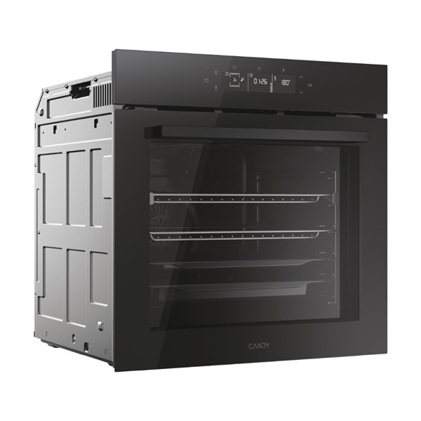 Candy CA6 N5G3YTB fekete, beépíthető, sütőtér: 78 liter, légkeveréses, grill sütő