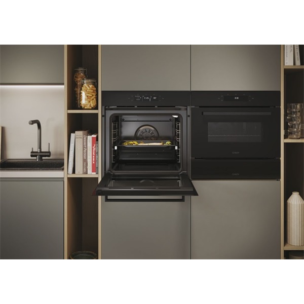Candy CA6 N5G3YTB fekete, beépíthető, sütőtér: 78 liter, légkeveréses, grill sütő