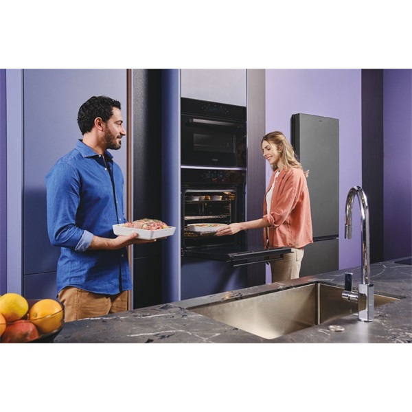 Candy CA6 N5G3YTB fekete, beépíthető, sütőtér: 78 liter, légkeveréses, grill sütő