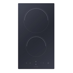 Candy CDH30 fekete, beépíthető, elektromos üvegkerámia, főzőzóna: 2, beépíthető méret: 27cm, főzőlap