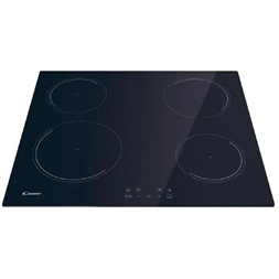 Candy CI642SCBB fekete, beépíthető, indukciós, főzőzóna: 4, beépíthető méret: 56cm, főzőlap