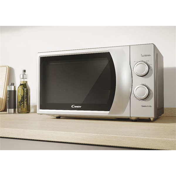 Candy CMW 2070S 700W 20L ezüst mikrohullámú sütő