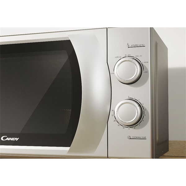 Candy CMW 2070S 700W 20L ezüst mikrohullámú sütő