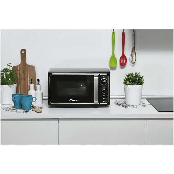 Candy DIVO G20CMB 900W 20L fekete mikrohullámú sütő