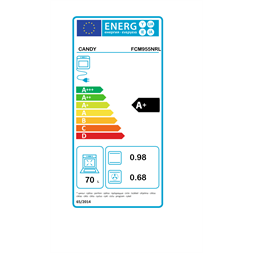 Candy FCM955NRL fekete, beépíthető, sütőtér: 70L, katalitikus, sütő