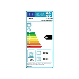 Candy FCP825XL E0/E fekete-inox, beépíthető, sütőtér: 70L, sütő