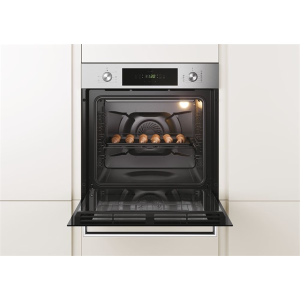 Candy FCP825XL E0/E fekete-inox, beépíthető, sütőtér: 70L, sütő