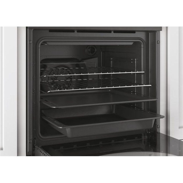 Candy FCR 824 GH/E fekete, beépíthető, sütőtér: 70L, grill, légkeverés, sütő