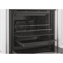 Candy FCR 824 GH/E fekete, beépíthető, sütőtér: 70L, grill, légkeverés, sütő