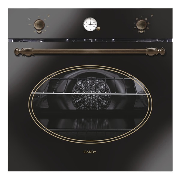 Candy FCR 824 GH/E fekete, beépíthető, sütőtér: 70L, grill, légkeverés, sütő
