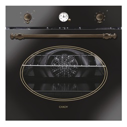 Candy FCR 824 GH/E fekete, beépíthető, sütőtér: 70L, grill, légkeverés, sütő