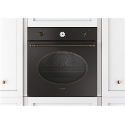 Candy FCR 824 GH/E fekete, beépíthető, sütőtér: 70L, grill, légkeverés, sütő