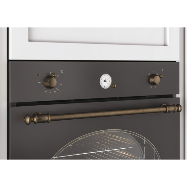 Candy FCR 824 GH/E fekete, beépíthető, sütőtér: 70L, grill, légkeverés, sütő