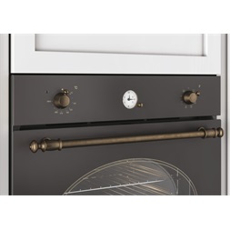 Candy FCR 824 GH/E fekete, beépíthető, sütőtér: 70L, grill, légkeverés, sütő