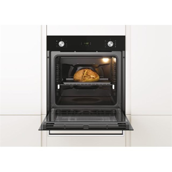 Candy FCT625NL fekete, beépíthető, sütőtér: 70L, légkeverés, sütő