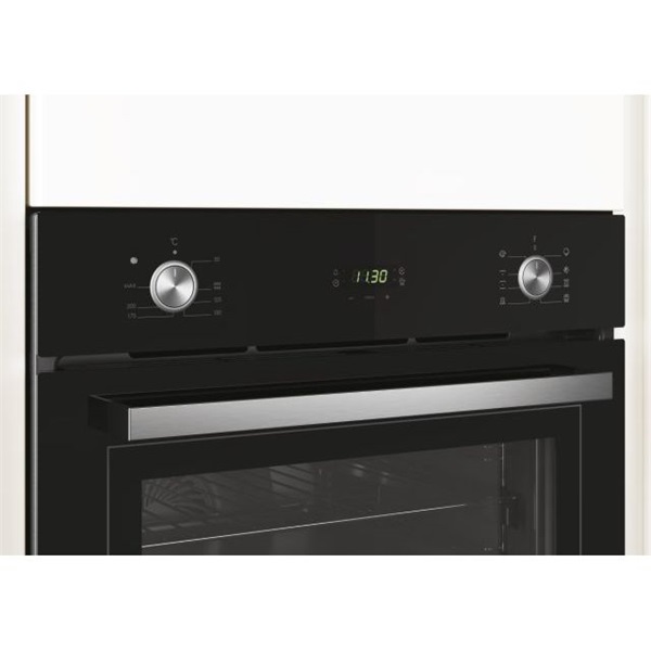 Candy FCT625NL fekete, beépíthető, sütőtér: 70L, légkeverés, sütő