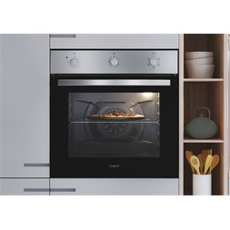 Candy FIDC X502 inox, beépíthető, sütőtér: 65L, légkeverés, sütő