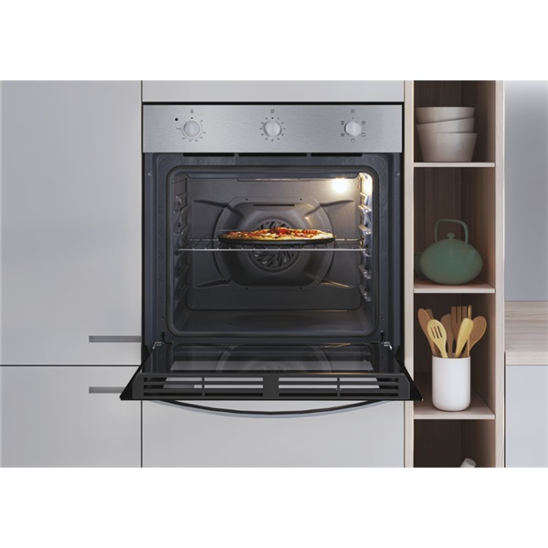 Candy FIDC X502 inox, beépíthető, sütőtér: 65L, légkeverés, sütő