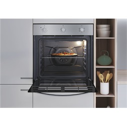 Candy FIDC X502 inox, beépíthető, sütőtér: 65L, légkeverés, sütő