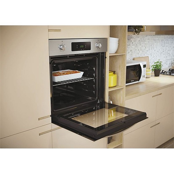 Candy FMCIDC X605 inox, beépíthető, sütőtér: 65L, grill, légkeverés, sütő