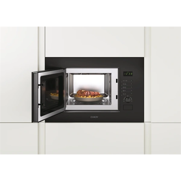 Candy MIC20GDFN 800W 20L fekete beépíthető mikrohullámú sütő