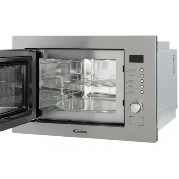 Candy MIC25GDFX 900W 25L inox beépíthető mikrohullámú sütő