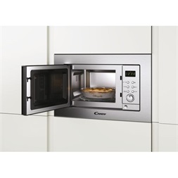 Candy MIC 201 EX 1000W 20L inox beépíthető mikrohullámú sütő